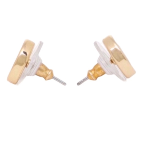 KATE SPADE • Black Spot The Spade Earrings - Picture 3 of 4